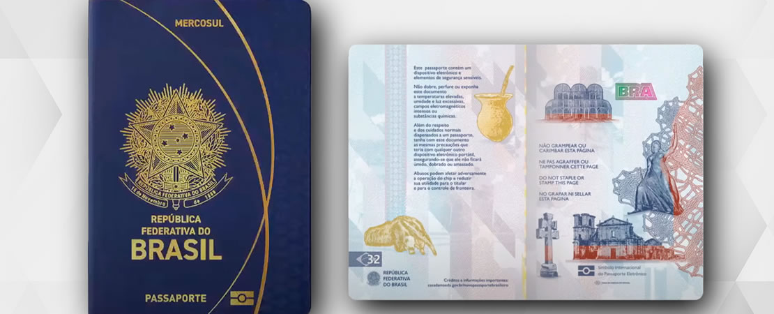 Confira como fica o novo passaporte brasileiro